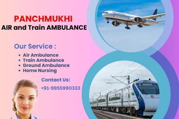 Take Hassle-Free and Advanced Life Care Panchmukhi Air Ambulance Delhi