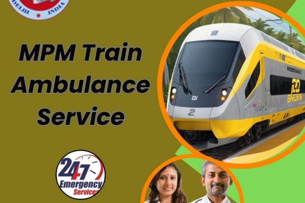 MPM transported the patients safely to the hospital in Silchar through its train ambulance