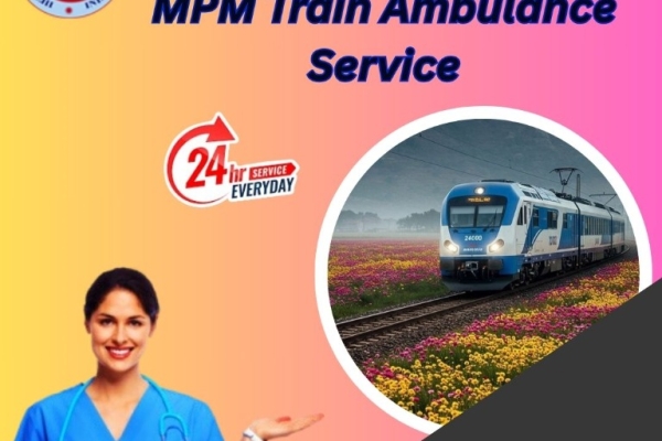 MPM Maintain Contact All the Way during Transit in Raipur in a Train Ambulance