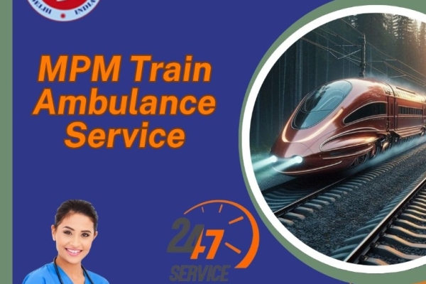 MPM Train Ambulance in Silchar is clean and equipped with all paramedic equipment