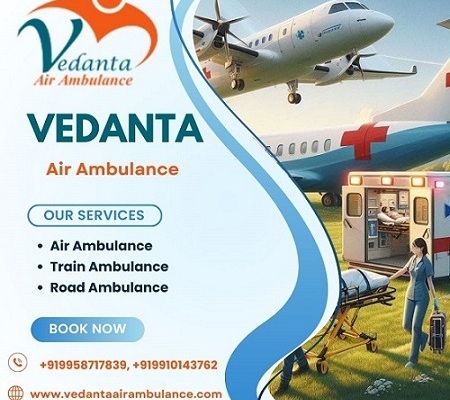 Vedanta Air Ambulance Service in Bagdogra for Quick and Masterly Patient Transfer Service