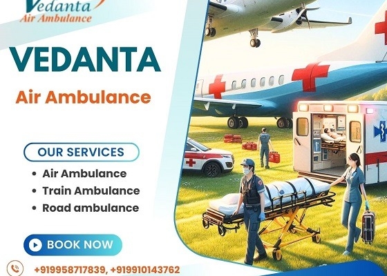 Hire Vedanta Air Ambulance Service in Aurangabad with Wonderful Patient Transfer Service