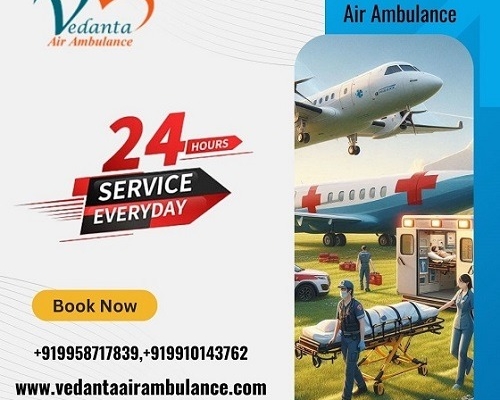 Hi-tech Vedanta Air Ambulance Service in Ranchi with Healthcare Service at Low Fare