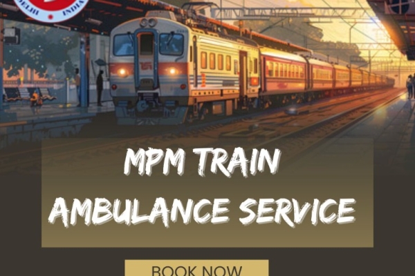 Select MPM Train Ambulance service in Kolkata to Preserve the Lives of Hurt Patients