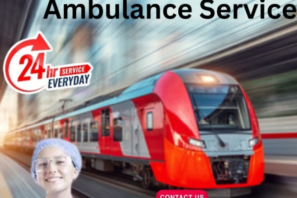 During transfers, MPM Train Ambulance Services in Bangalore can save lives