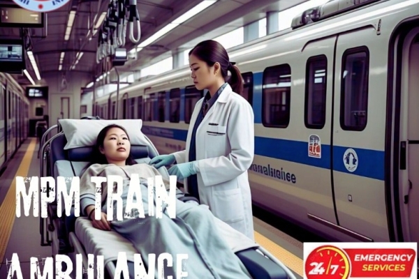 MPM Train ambulance Relocating Patients in Guwahati Without Endangering Their Health