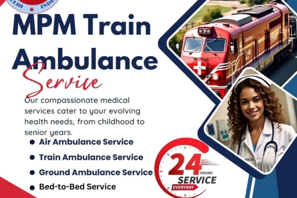 The MPM Train Ambulance is presently offering care at train in Kolkata