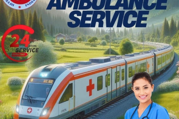 Hire MPM Train Ambulance Services in Guwahati from Bed-to-Bed Transfer