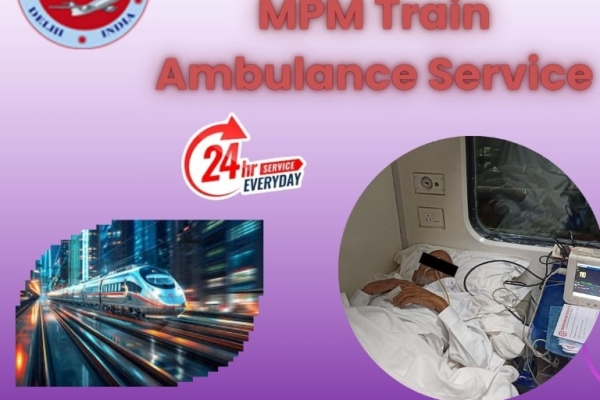 A safe and pleasant transfer is offered by MPM Train Ambulance in Bangalore