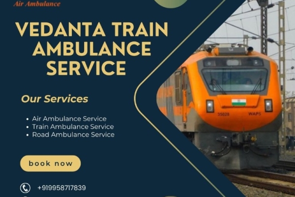 Vedanta has arranged specialist medical services in a Train Ambulance in Raipur