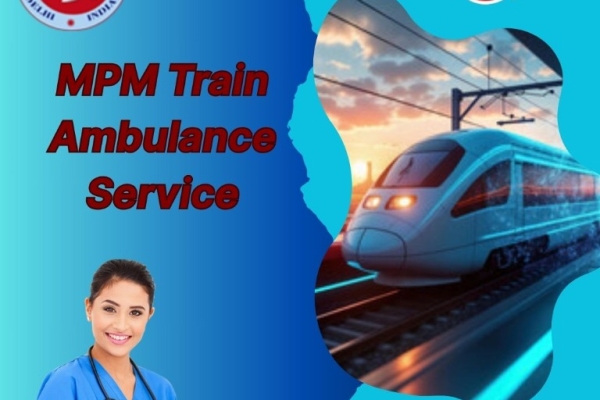 MPM Train Ambulance Service in Raipur provides you medical team with the best facilities