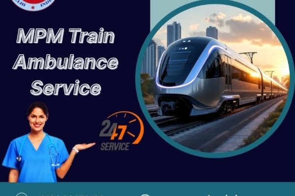 MPM Ambulance in Bhopal provides immediate assistance through train-based transit