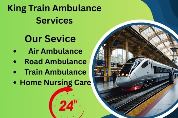 Use King Train Ambulance Services in Ranchi for 24/7 critical cases and quick transfer