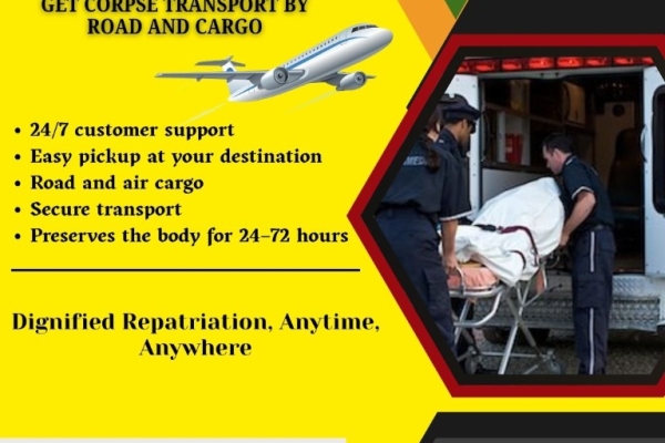 Medivic Dead Body Transit is guided by Empathy in Patna by Air Cargo