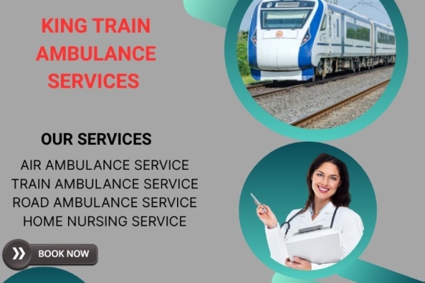 King Train Ambulance in Patna provides expert medical team during travel