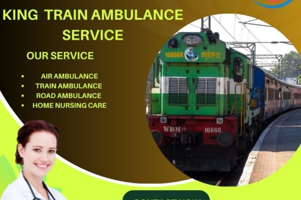 The Most Superlative Well- Furnished King Train Ambulance Service Is Now Available In Kolkata