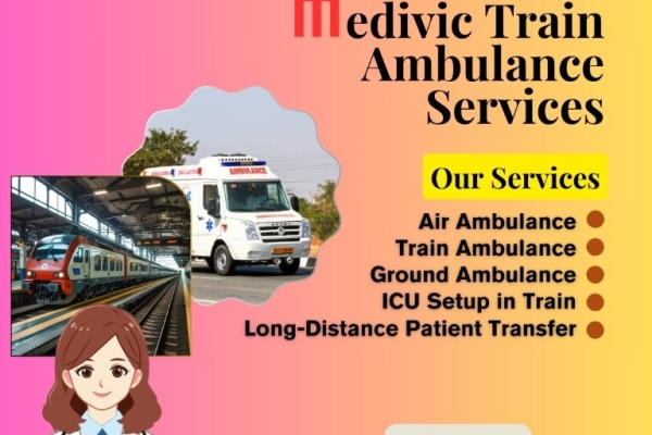 Medivic Takes Safe Steps for Fragile Conditions in Patna in its Train Ambulance