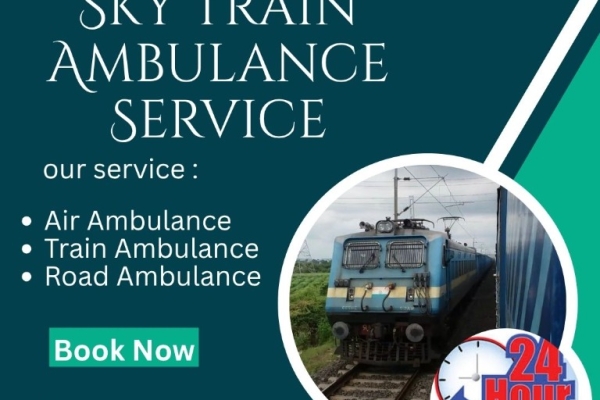 Choose Sky Train Ambulance Service in Jabalpur for Fastest Transfer