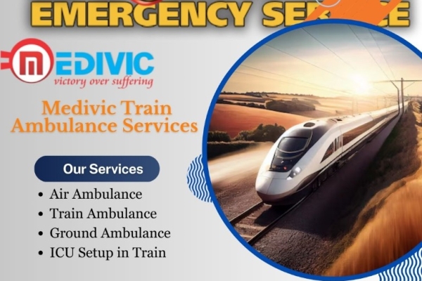 Medivic Train Ambulance in Ranchi provides a convenient way to get better medical help