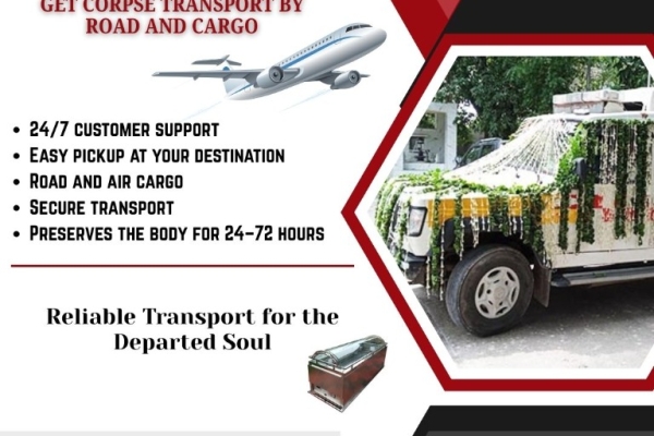 Medivic offers Deceased Transit Setup for Long-Distance in Patna by Air Cargo