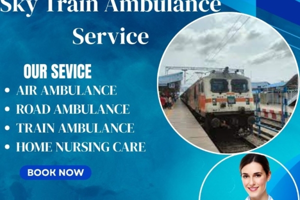 Use Sky Train Ambulance Service in Bhopal to transfer your critical patient immediately