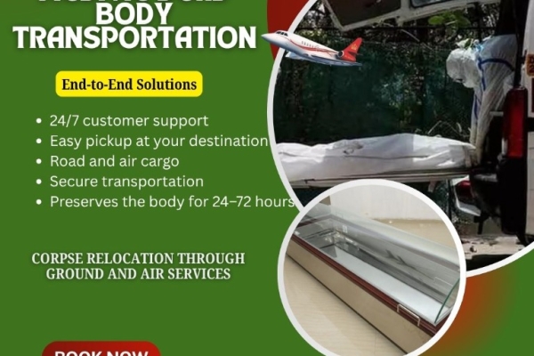 Medivic Offers Dead Body Transit with Sincerity in Ranchi via Air Cargo