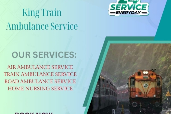 Choose King Train Ambulance for a full ICU-equipped service in Ranchi