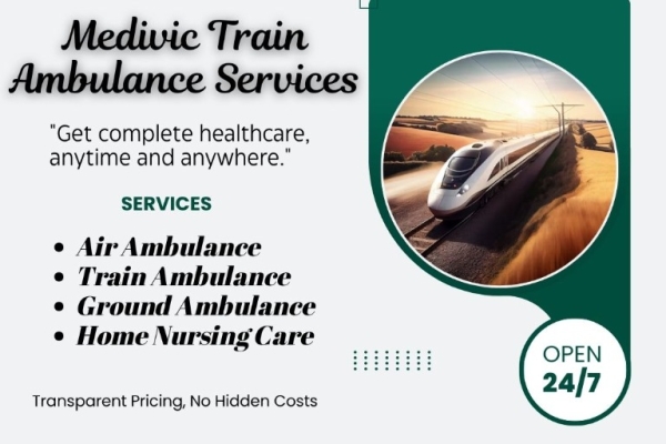 Medivic assists the patients at the faraway Hospital in Guwahati in its Train Ambulance
