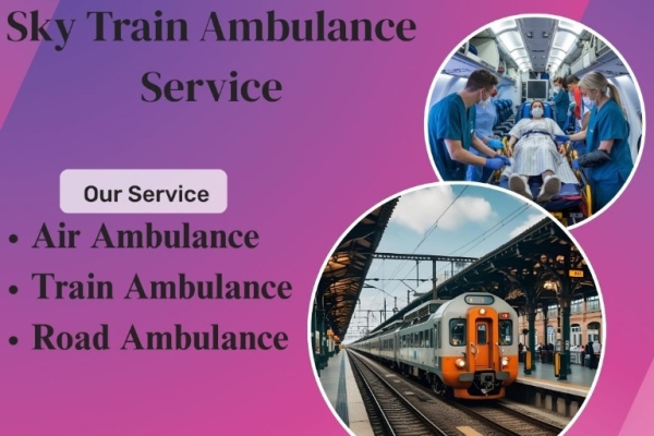 Choose Sky Train Ambulance service in Nagpur with world class medical facilities at affordable prices