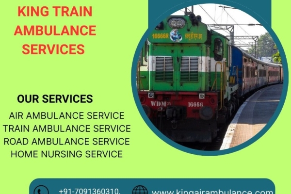 Use King Train Ambulance with trained doctors in Ranchi during your travel