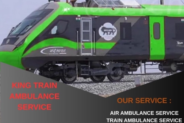 King Train Ambulance Service in Kolkata provides the rapid patient transit service
