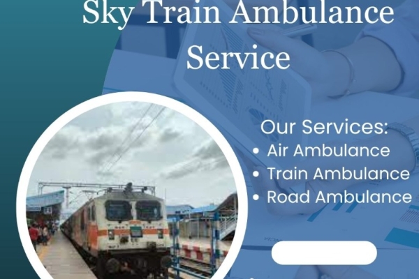 Book Sky Train Ambulance Service in Jabalpur now and transport patients quickly