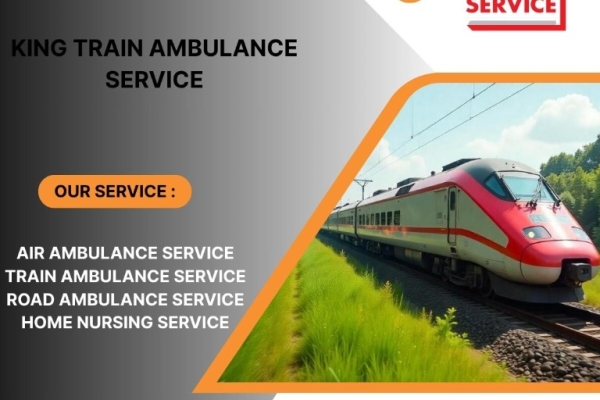King Train Ambulance provides professional emergency care to patients in Delhi