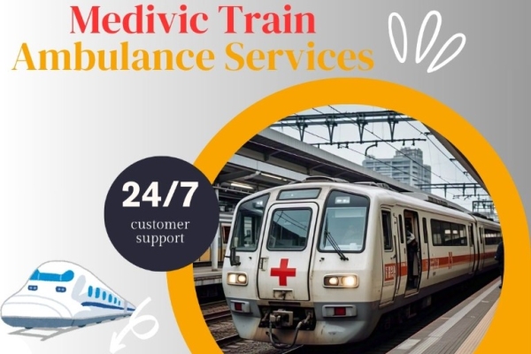 Medivic Train Ambulance in Kolkata takes care of every situation during transit
