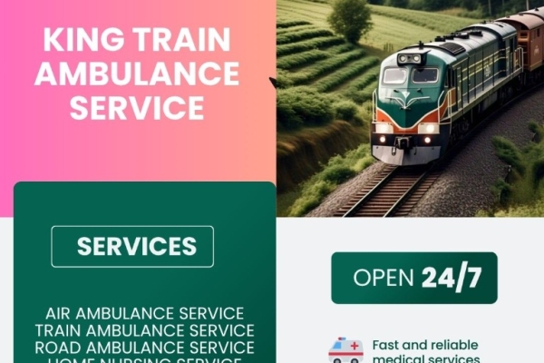 King Train Ambulance has a special medical area and well-arranged facilities inside