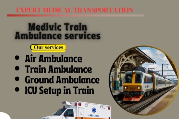 Emergency Transit Handled the Right Way by Medivic in Kolkata in its Train Ambulance