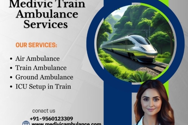 Medivic Makes Travel Easy for Serious Cases in Kolkata in its Train Ambulance