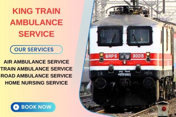 Choose risk-free King Train Ambulance Service to transport your injured patient to Ranchi