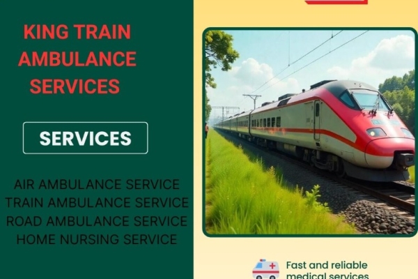 Most comfortable and safe train ambulance service in Kolkata provided by King