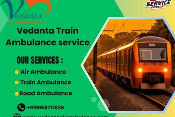 Vedanta provides safe transportation for helpless patients in Ernakulam through its train ambulance