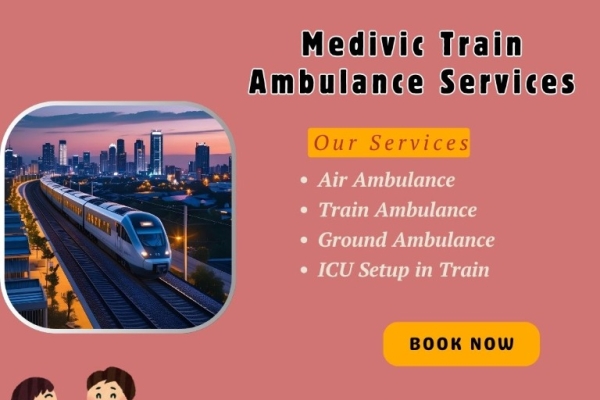 Medivic Train Ambulance in Bangalore is equipped with the best-designed coaches and a certified doctor