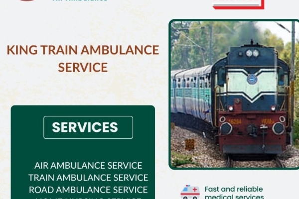 King Train Ambulance in Mumbai takes every step securely while transport a patient