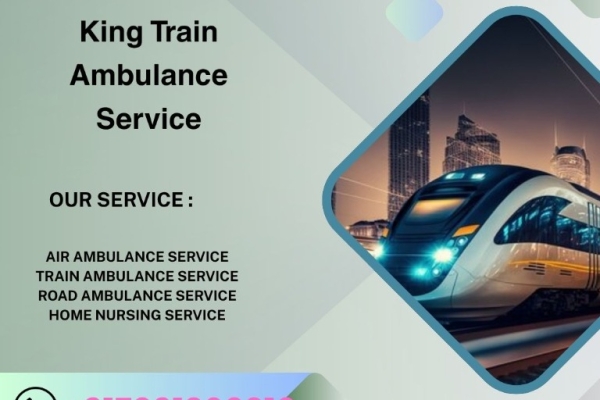 King Train Ambulance in Mumbai gives life saving services with care facilities