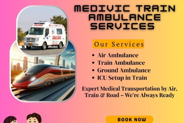 Medivic in Delhi provides reliable for the safe transportation of patients in its ambulances