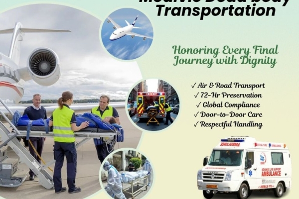 Book a Medivic for the Dead Body Transit in Any State in Bangalore by Air Cargo