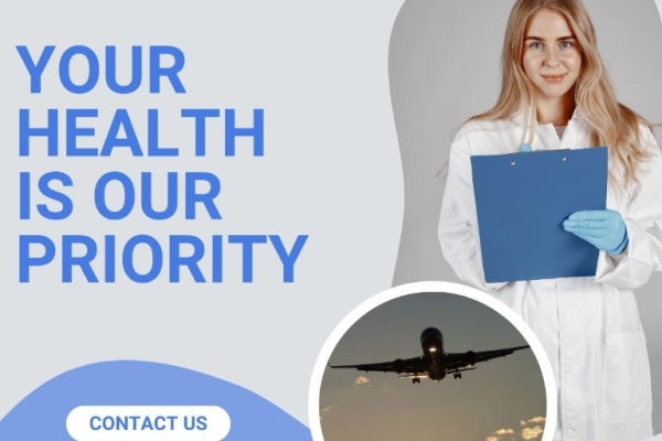 Sky Air Ambulance from Kolkata to Delhi is a transport for medical patients fast