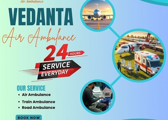 Vedanta Air Ambulance Service in Varanasi for Reliable and Easy Patient Transfer Service