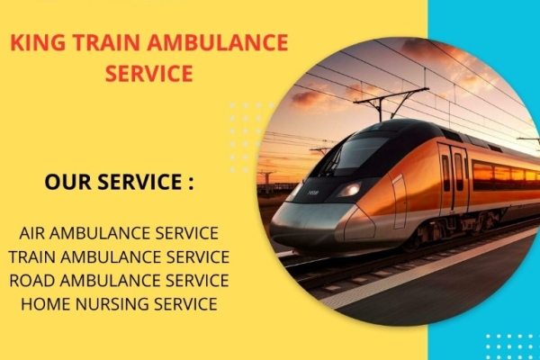 King Train Ambulance in Patna does not concession with the health of its patients during the journey
