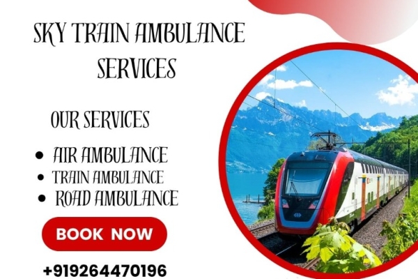 Choose Medivic Train Ambulance Services in Ranchi to transport your injured patient comfortably