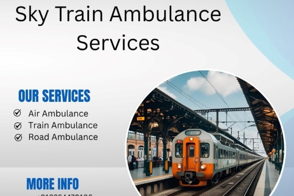Get Sky Train Ambulance Services with Hi-Tech Medical Facilities in Indore